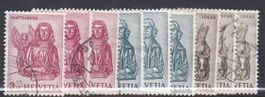 Timbres suisses 1961 - Evangélistes - Evangelisten