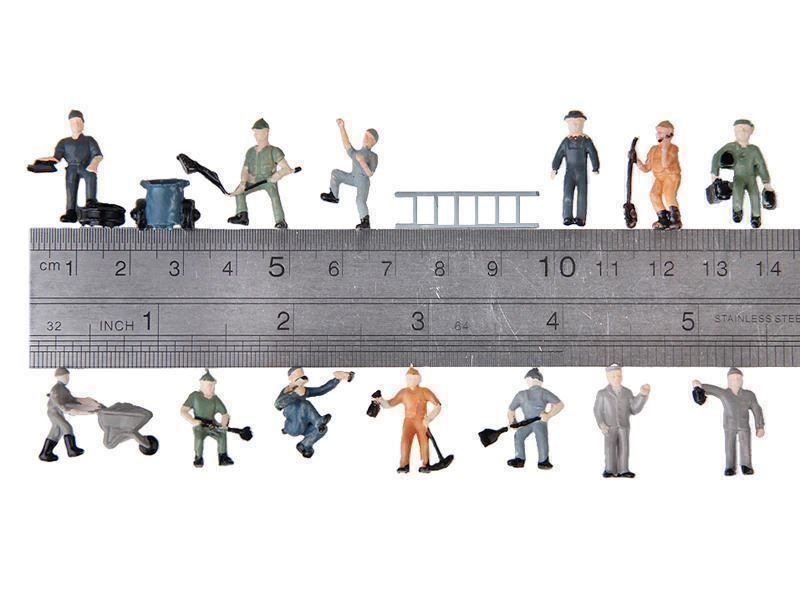 Modelleisenbahnen: 25 GLEISARBEITER MODELLBAU -EISENBAHN H0 – Neu und originalverpackt aus Kriens von swissgadget 1