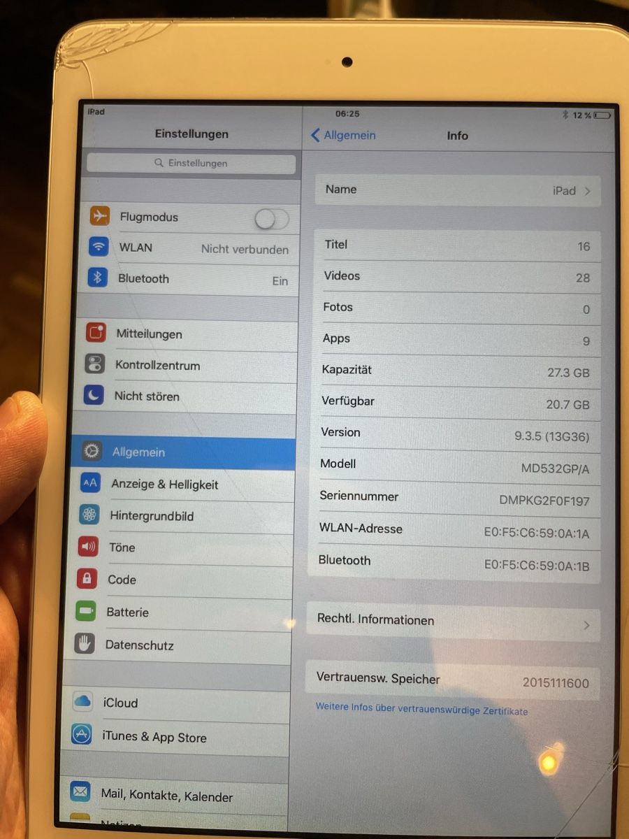 Apple Tablet PC: iPad Mini 32GB – Usato da Wädenswil venduto da dai_2bcv 5