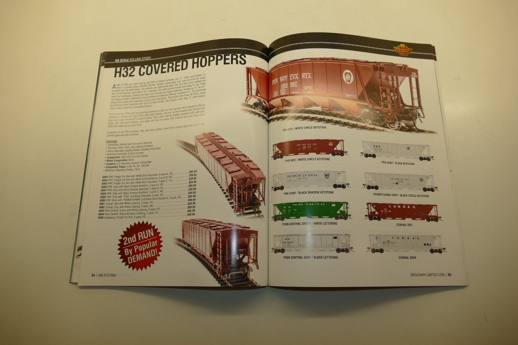 Broadway Modellini di ferrovie: Broadway Limited: 2015 Vol. 1 Product Guide – Usato da Niederhasli venduto da Flash32 4