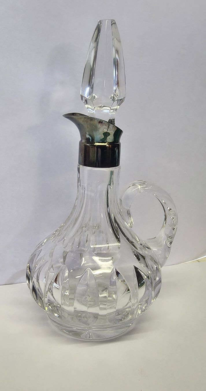 Caraffe: Antike Karaffe Bleikristall 800 Silber, Liqueurkaraffe – Usato da Zürich venduto da spin23