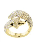 Swarovski Ring Fuchs, goldfarben, Gr. 52