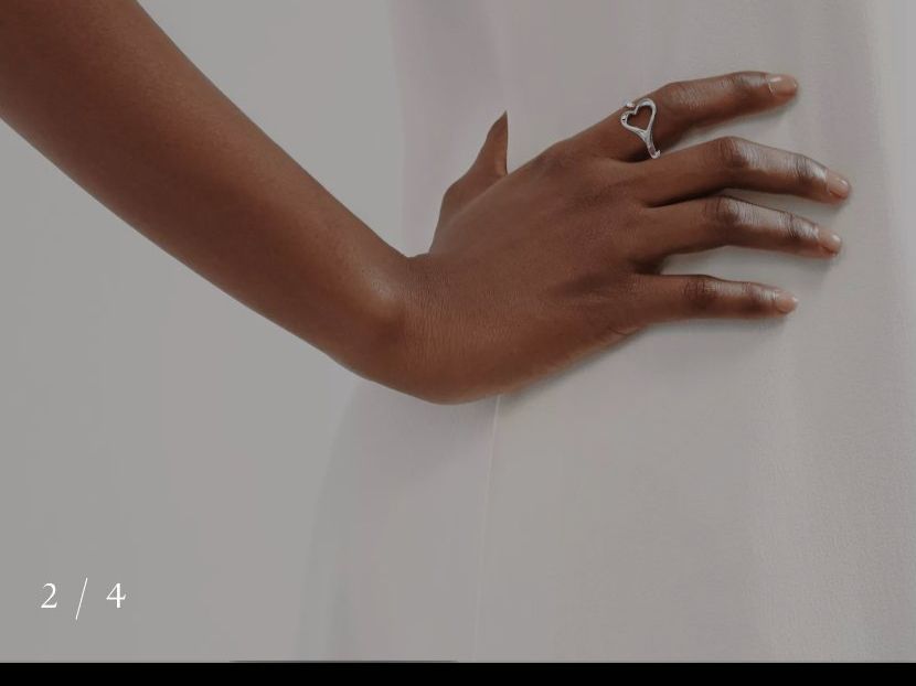 Tiffany & Co. Anelli: Tiffany & Co. Silber Ring Open Heart NP 630 100% Original – Usato da Binningen venduto da lieblingsstyle 2