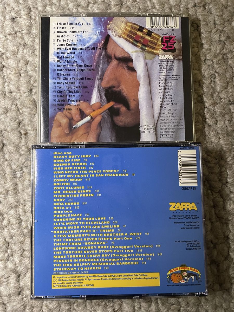 CD: 2x Frank Zappa  – Usato da Reinach AG venduto da trigger7811 2
