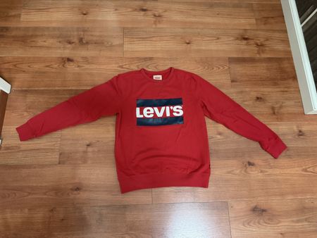 Levi’s Sweatshirt Rot Grösse M – Logo Pullover
