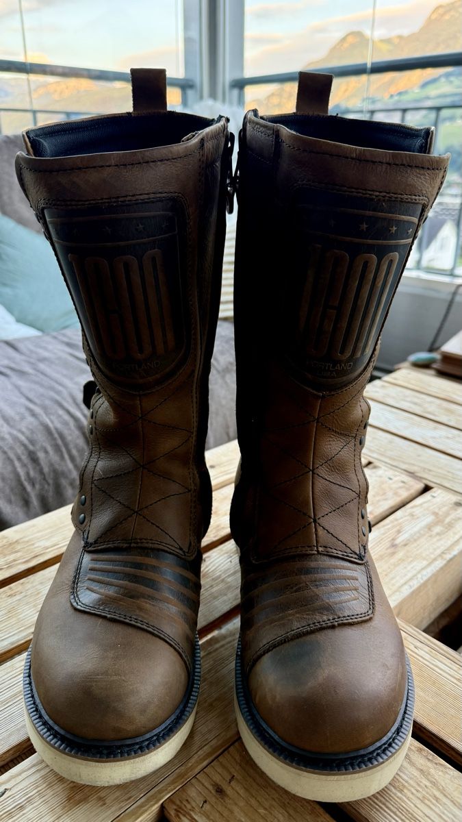 Herrenschuhe: Icon Elsinore 2 Motorradstiefel – Gebraucht aus Brunnen von Saschb 3