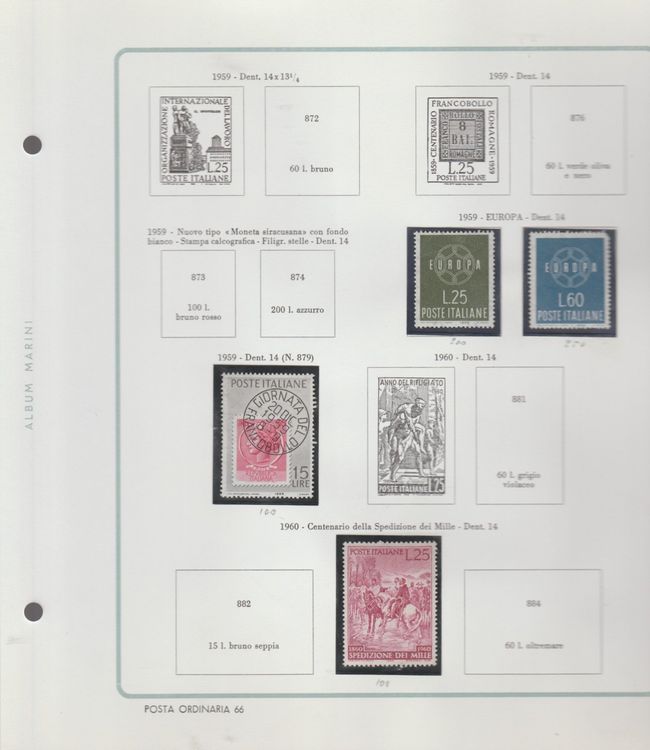 Exacompta Album per francobolli, 22,5 x 30,5 cm, 48 pagine, Nero