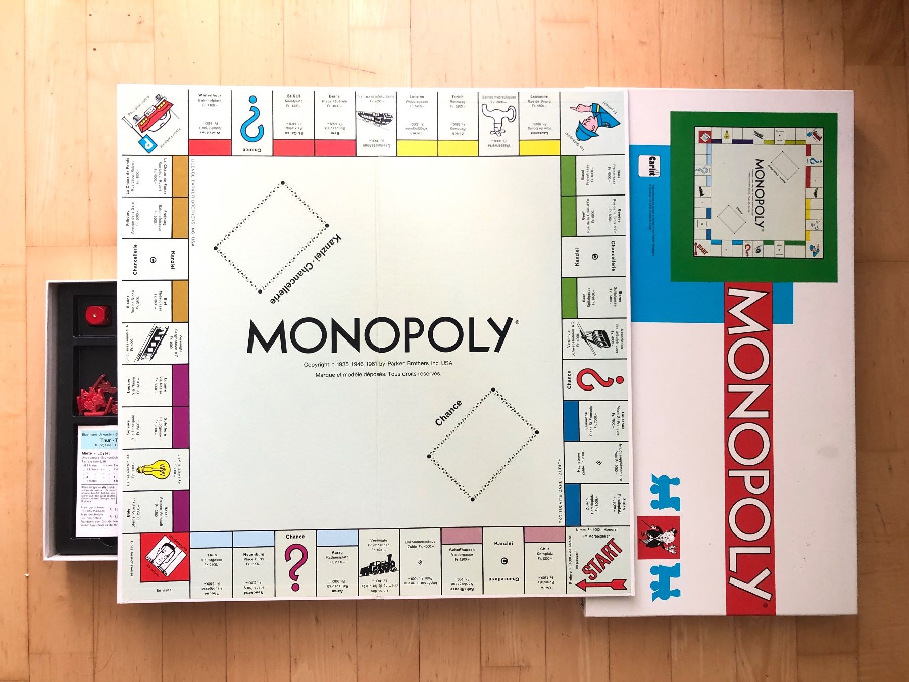 Spiele: MONOPOLY vintage Topzustand !! – Gebraucht aus Wallisellen von Fax 1