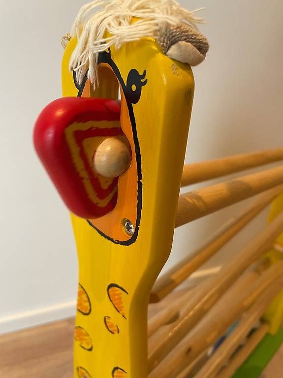 Giocattoli: Holz Figurenbahn Giraffe mit bunten Holzformen – Usato da Wangen b. Olten venduto da Wangen14 2