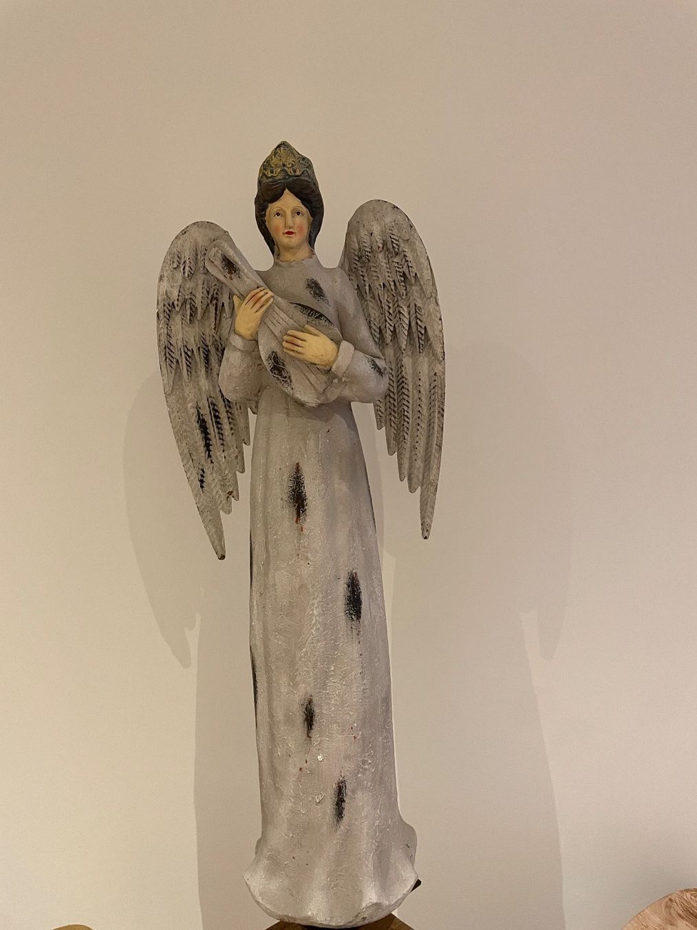 Statuette: Grosse Engelfigur mit Mandoline/Neu – Nuovo e nell'imballaggio originale da Volketswil venduto da rubin74
