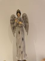 Grosse Engelfigur mit Mandoline/Neu