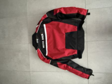 Motorradjacke SQ Grösse XL schwarz-rot 