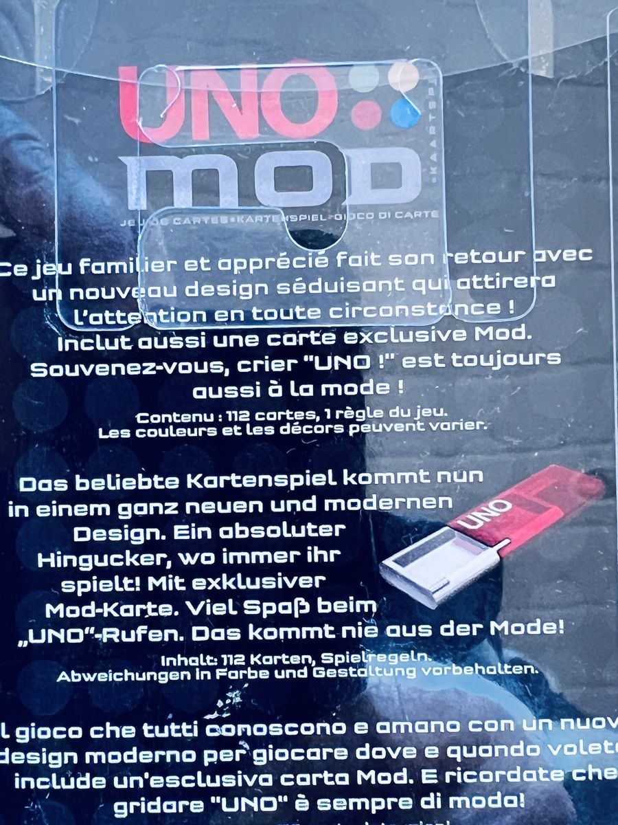 Mattel Spiele: UNO MOD Kartenspiel | Neu – Neu und originalverpackt aus Teufen AR von Maleaa 1