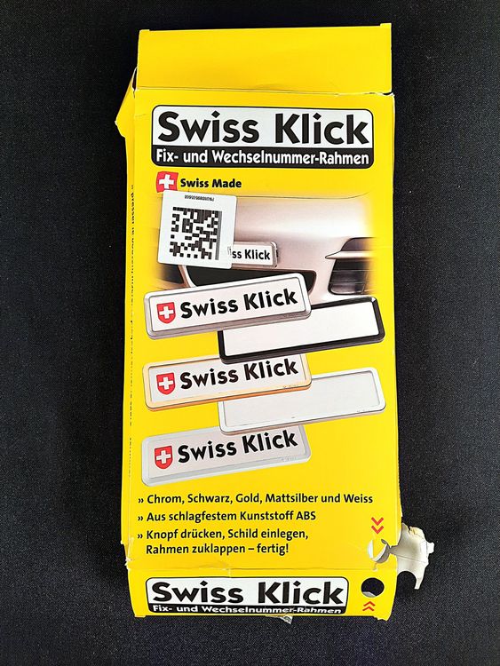 SWISSKLICK Nummerrahmen ca. 31,8 x 9,3 x 2,4 cm 3