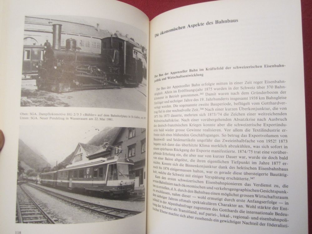 SBB/CFF/FFS Altro in Ferrovia: Die Geschichte der Appenzeller Bahnen – Usato da Rorschach venduto da Karotten 3
