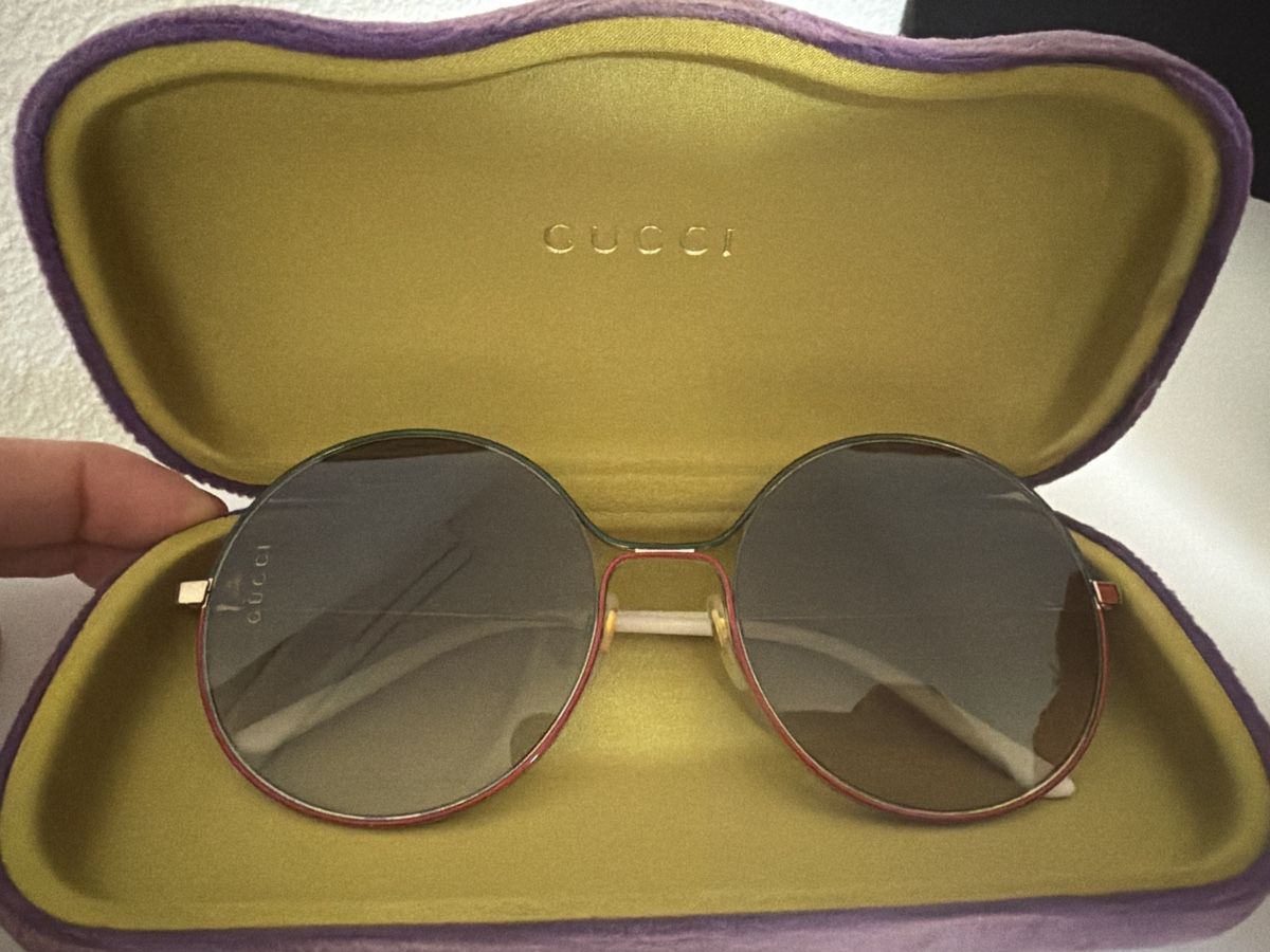 Gucci Occhiali & Lenti: Gucci Sonnenbrille, runde Gläser – Usato da Niederhasli venduto da Luxevault