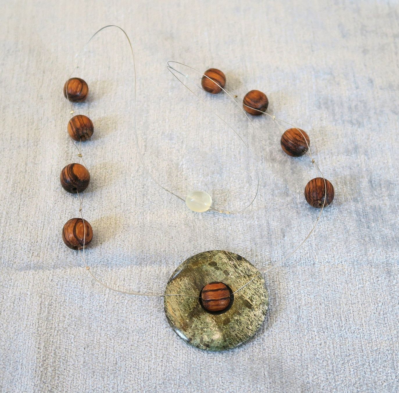 Catenine: Kette mit Naturstein/Holz – Nuovo (secondo la descrizione) da Brittnau venduto da marlenestone 4