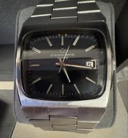 Eterna Matic 2002 Herrenuhr mit Datum, Stahl,