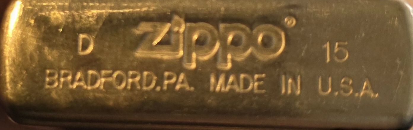 Zippo Accendini: Zippo  – Jack Daniels – Usato da Niederwangen b. Bern venduto da D.R.1992 3