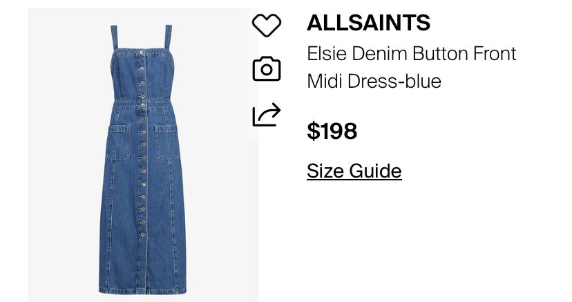 Allsaints Vestiti: All Saints denim dress – Usato da Dietikon venduto da Tdaf33 3