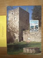 AK mit Briefmarke / Burgruine Jörgenberg Waltensburg Vuorz