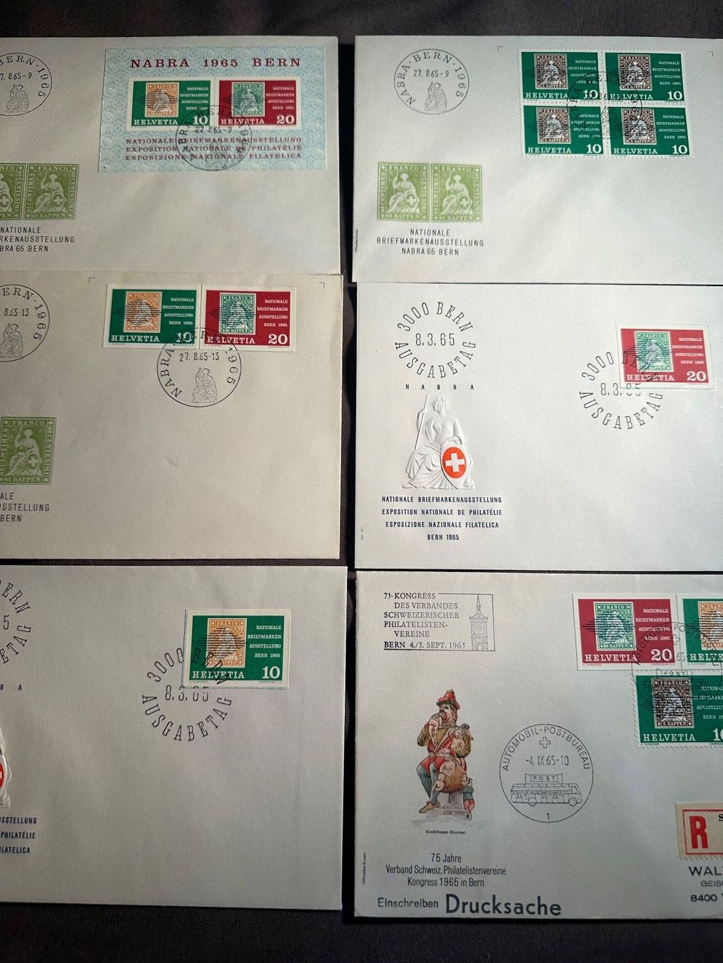 Tous les timbres: NABRA 1965 FDC – D'occasion à Stettfurt par 2442 5
