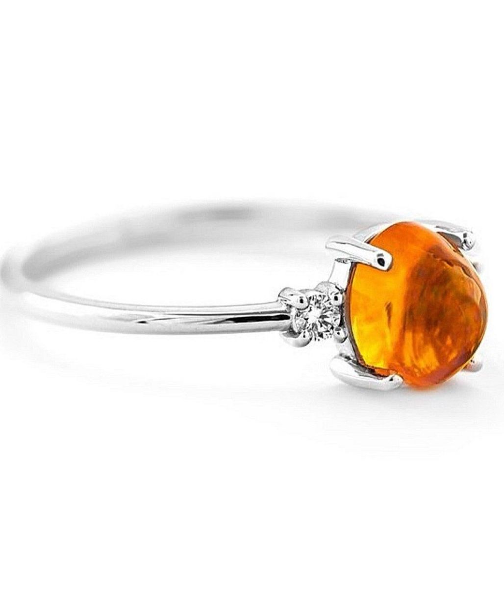 Bagues: 0.82tcw Opal Ring 14k Weissgold – Neuf (Voir description) à Untersiggenthal par TimeandShine 4