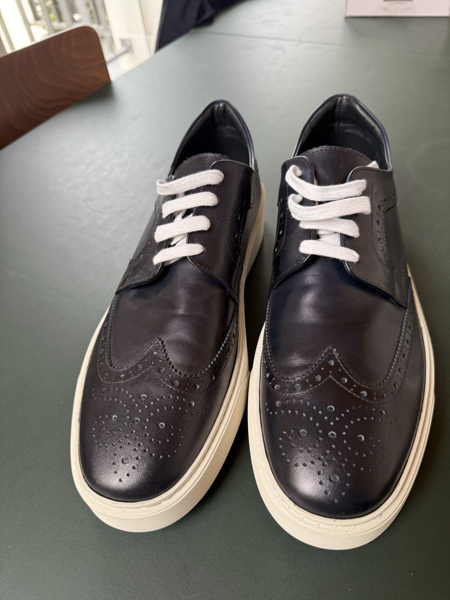 Chaussures hommes: Leder Sneaker - Gr. 46 – Neuf avec emballage d'origine à Zürich par fluzue 2