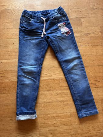 Gefütterte Jeans Gr. 128