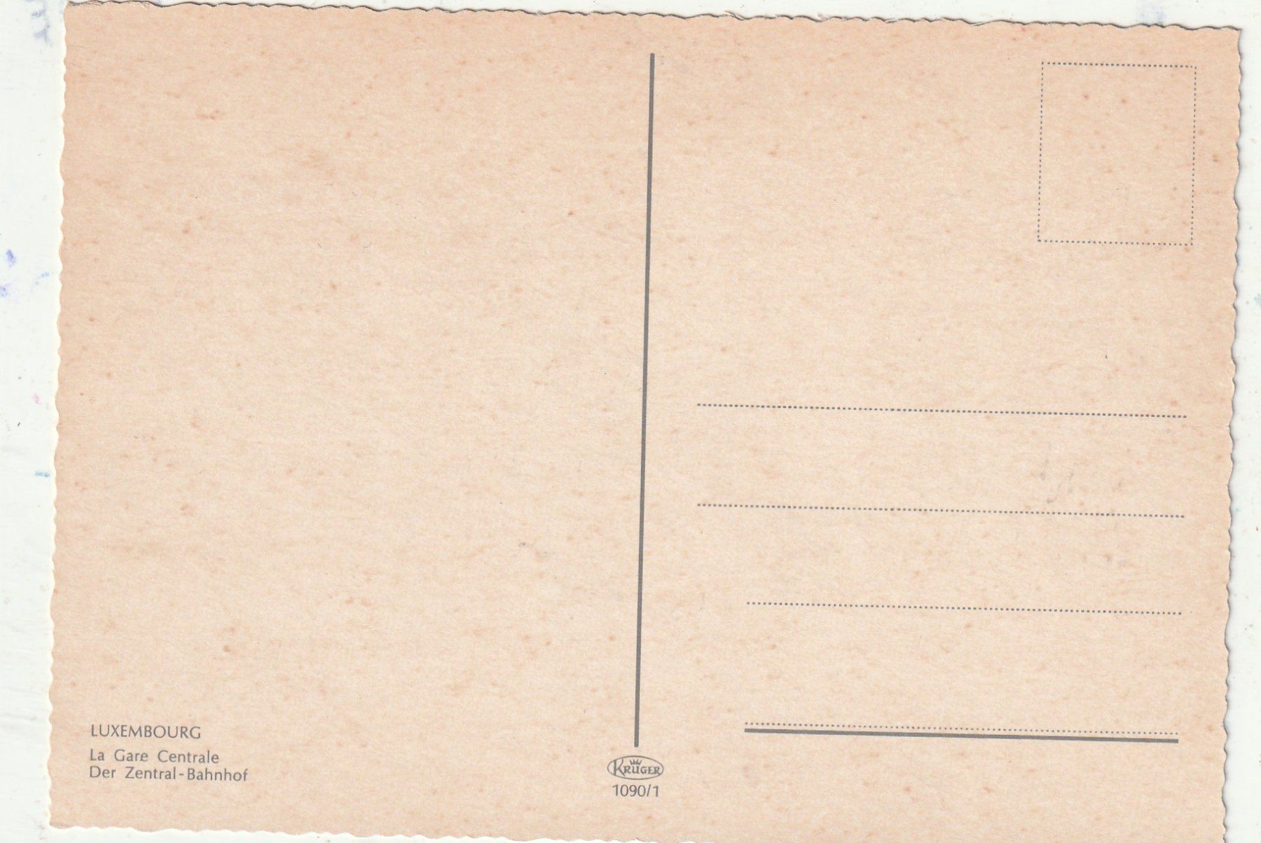 Cartoline postali: Luxenburg Zentral Bahnhof – Usato da Lumbrein venduto da made02 1