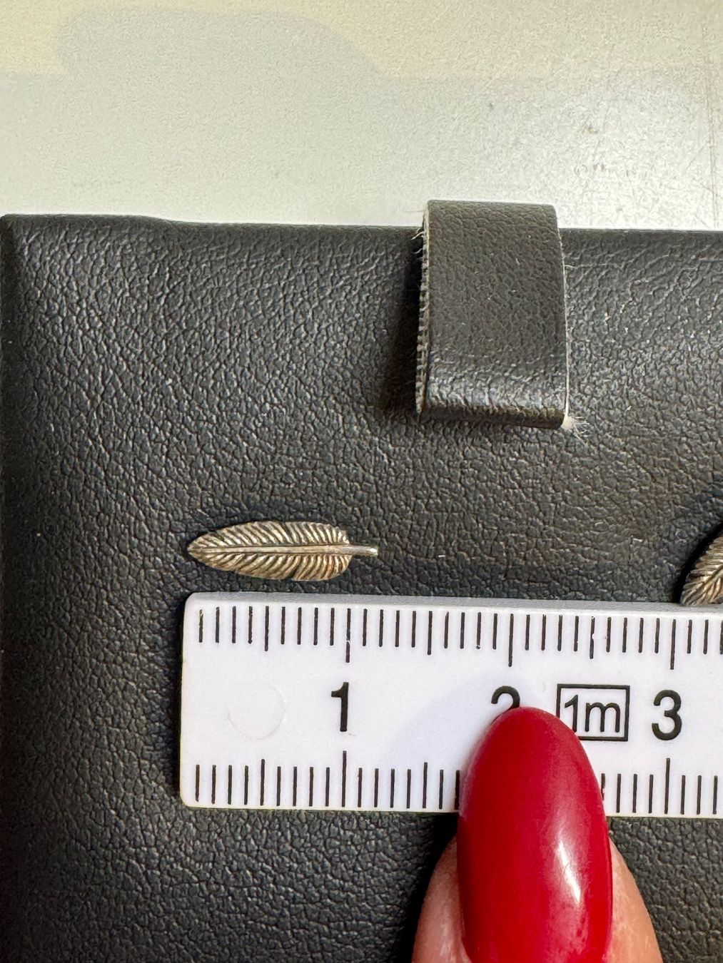 Orecchini pendenti & Orecchini a lobo: Feder Ohrstecker aus 925er Silber – Usato da Grosswangen venduto da shoes.bags.and.co 3