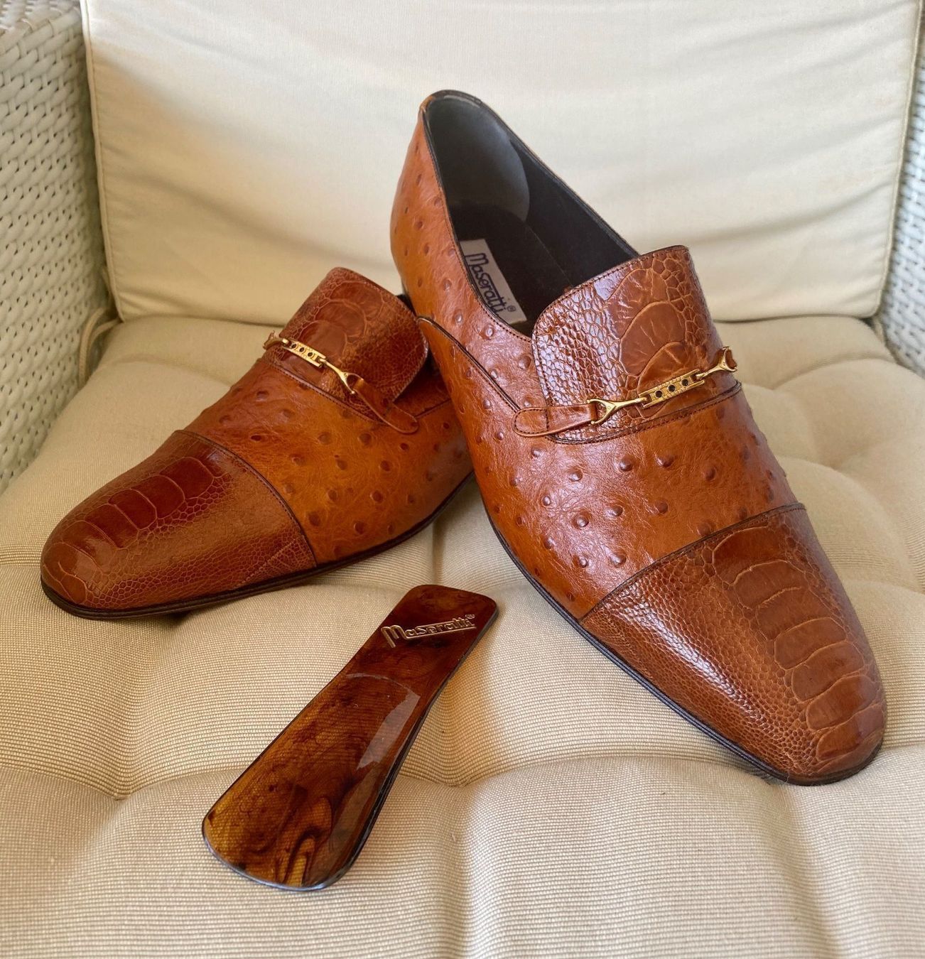 Herrenschuhe: Moccasin Ostrich leather handmade NEW!!! – Neu (gemäss Beschreibung) aus Zürich von NNK28 4