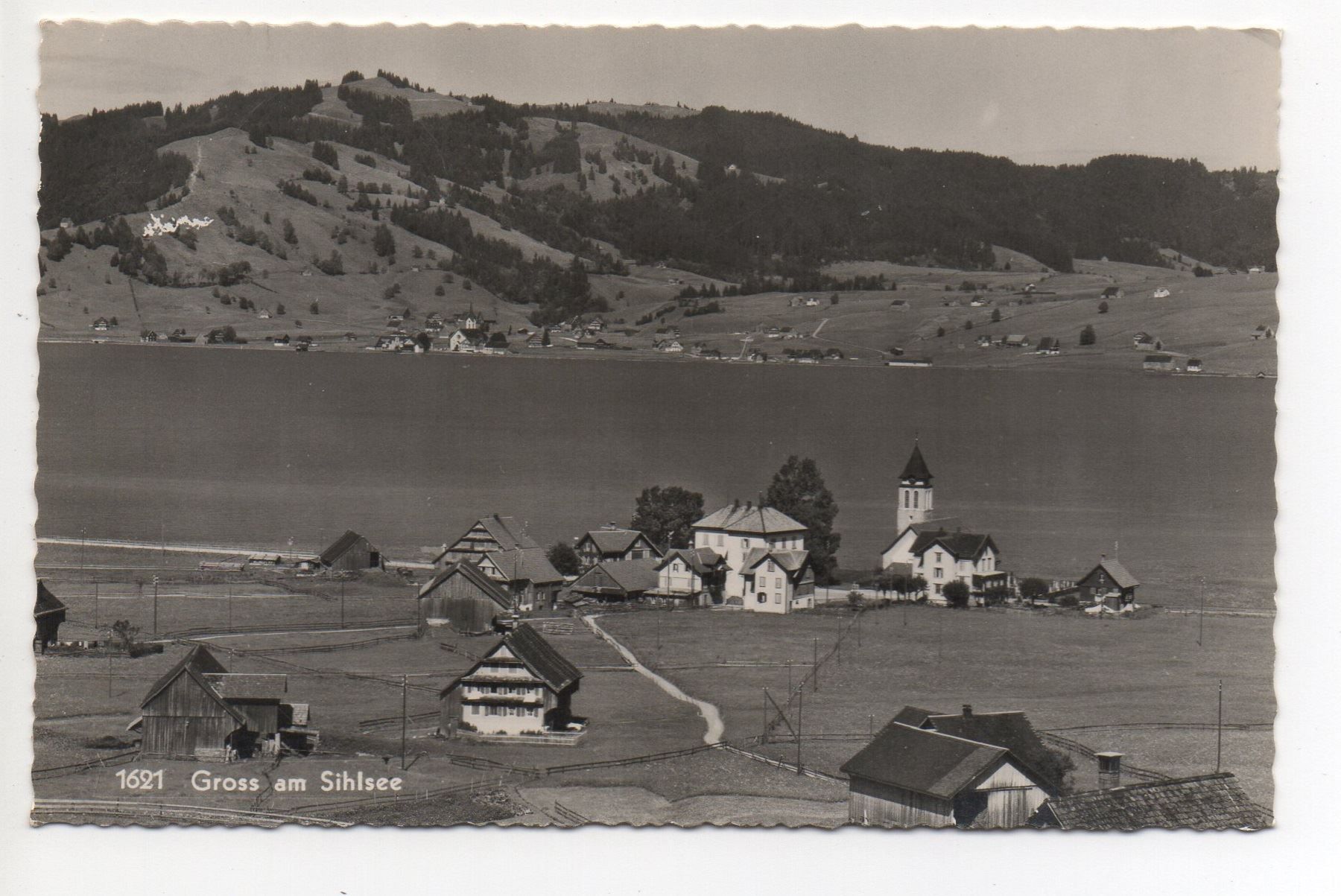 Cartoline postali: GROSS am Sihlsee – Usato da Jona venduto da philajona
