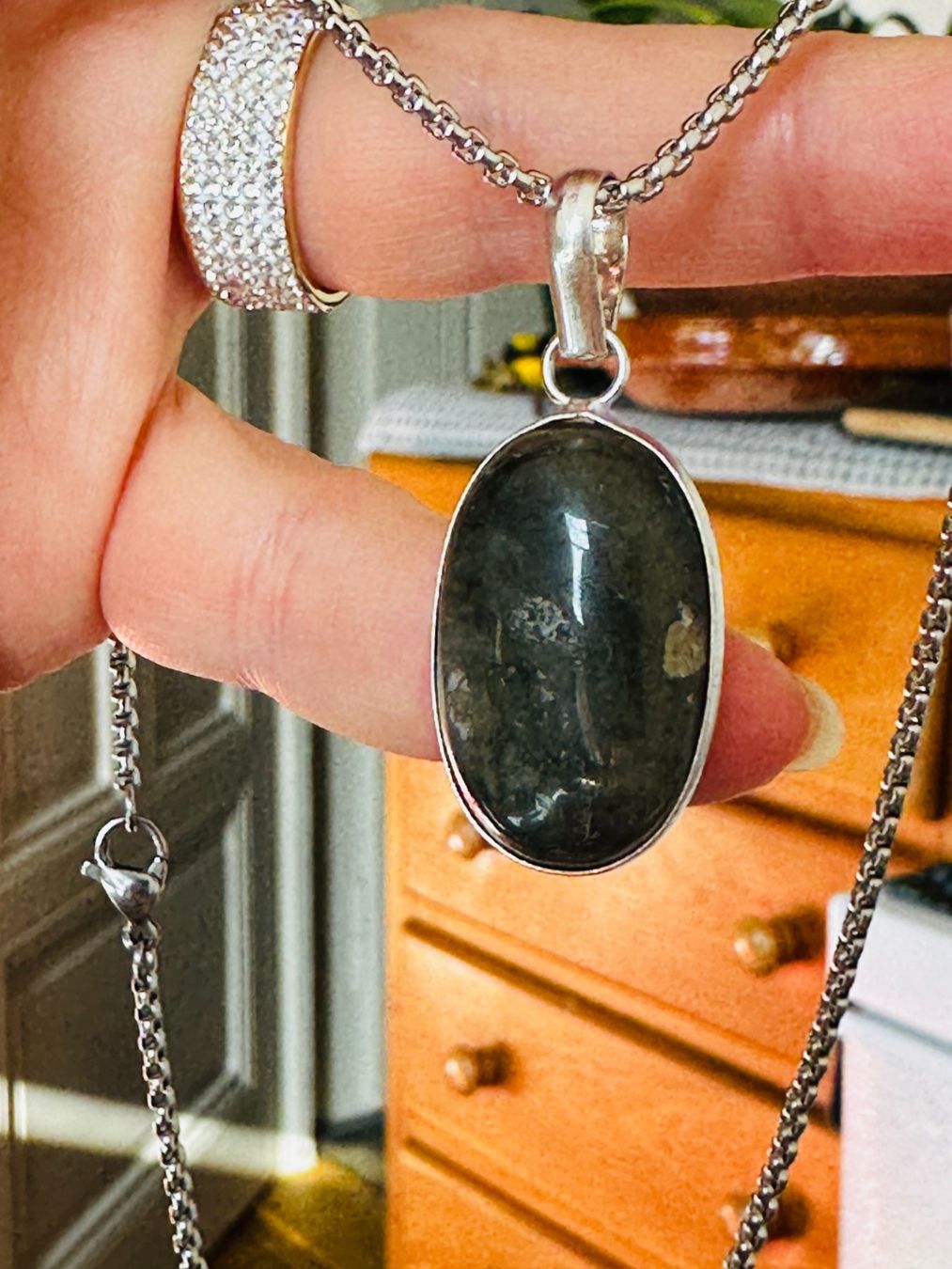 Catenine: Labradorite necklace – Nuovo e nell'imballaggio originale da Genève venduto da AGBERG 3