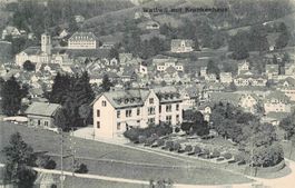 Wattwil mit Krankenhaus