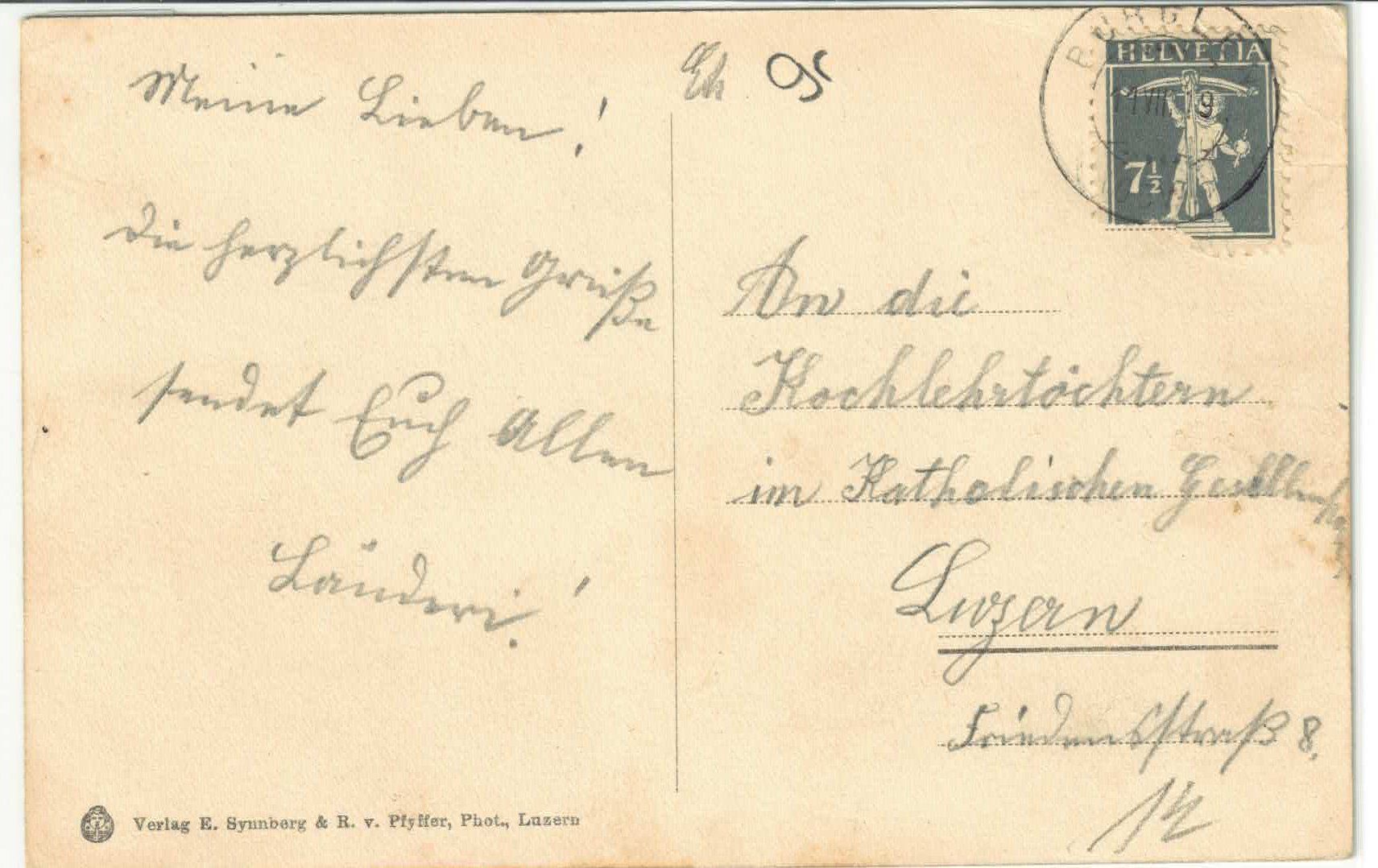 Cartoline postali: Lungern - Generalansicht – Usato da Ettingen venduto da Kartenplanet 1