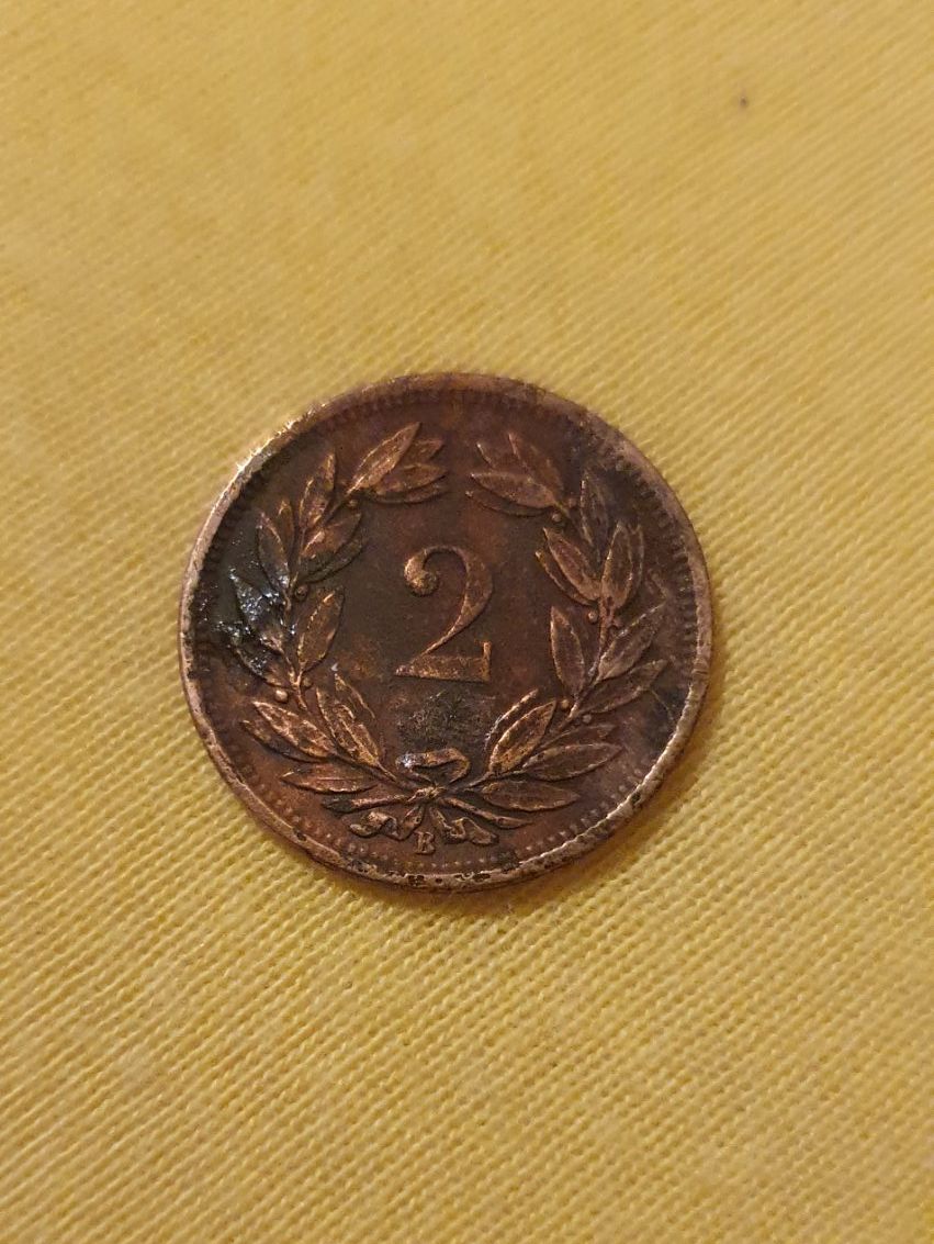 Tutti le monete: 2 Rappen 1866 (B) – Usato da Wallenwil venduto da Rainbow45 1
