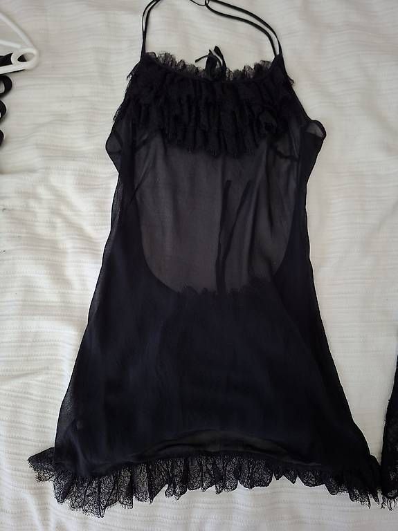 Sonstige Unterwäsche: Schwarzes Dessous-Set  2-teilig | Grösse 36 – Gebraucht aus Affoltern am Albis von Feather 4