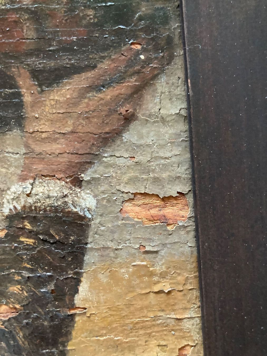 Dipinti: Antikes Ölgemälde, Dame mit Früchtekorb, gerahmt – Usato da Luzern venduto da Aura13 6