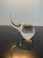 Elephant Glas farblos massiv Steuben USA