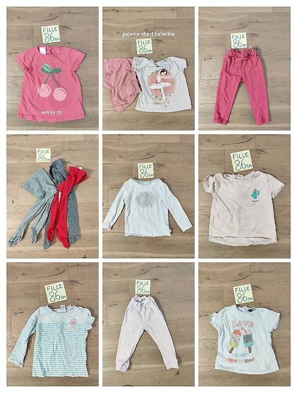 Lotti & Set di vestiti: Habits fille taille 86 cm – Usato da fribourg venduto da pegalex 4