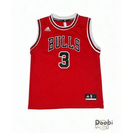 Maillot NBA Adidas Chicago Bulls Dwyane Wade #3 rouge – L
