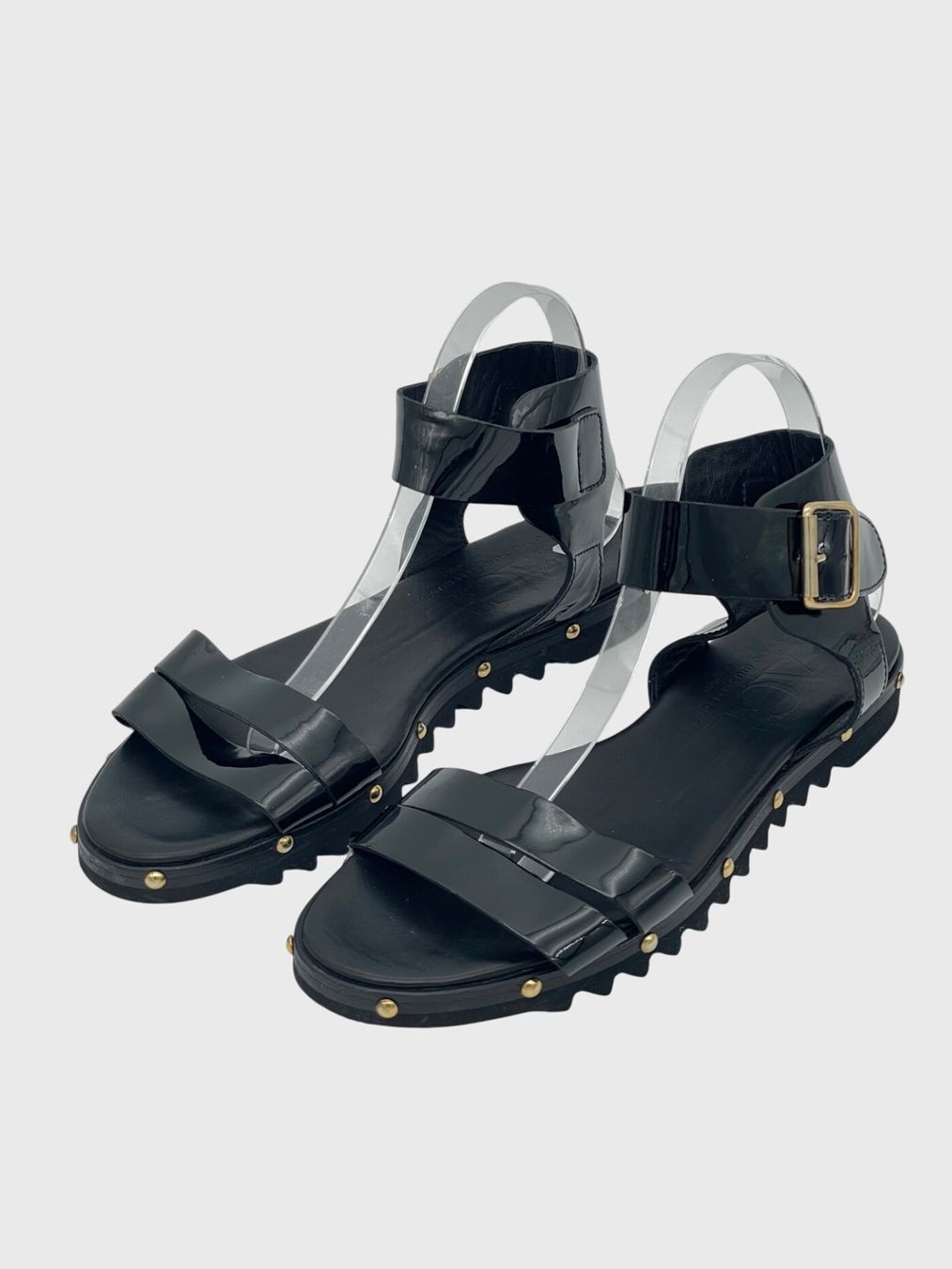AGL Scarpe da donna: AGL Ankle Wrap Flache Sandale EU 41 Schwarz – Nuovo (secondo la descrizione) da Zürich venduto da shoe_shop 2
