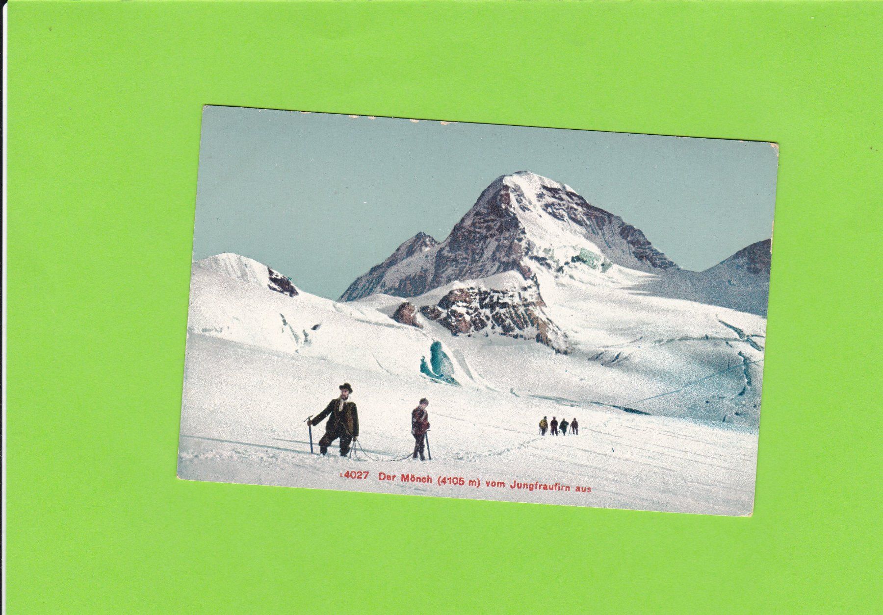 Cartoline postali: Der Mönch-Gletscherwanderung – Usato da St. Peterzell venduto da neckertal