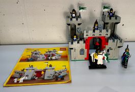 Klassische LEGO Ritterburg Black Falcons 6073, 80er komplett
