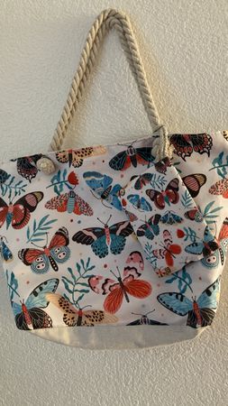 Badetasche, Strandtasche, dazugehöriges kleine Täschchen
