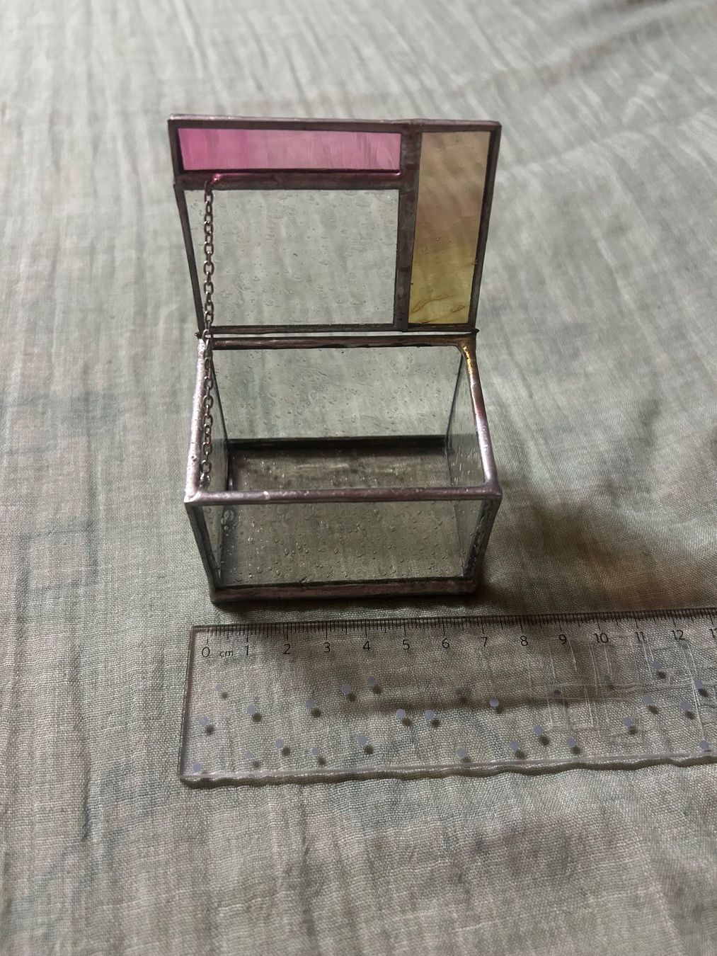 Bicchieri: John Burforf Glas Schmuckdose – Usato da Riehen venduto da S______ 2