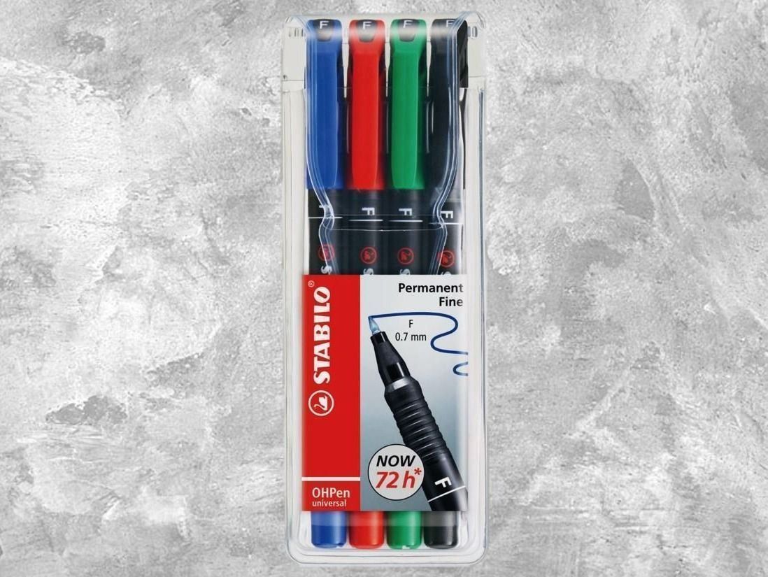 Stabilo Stifte & Marker: STABILO ohpen 4er Etui 0.7 mm permanent – Neu und originalverpackt aus Aarburg von 2..0