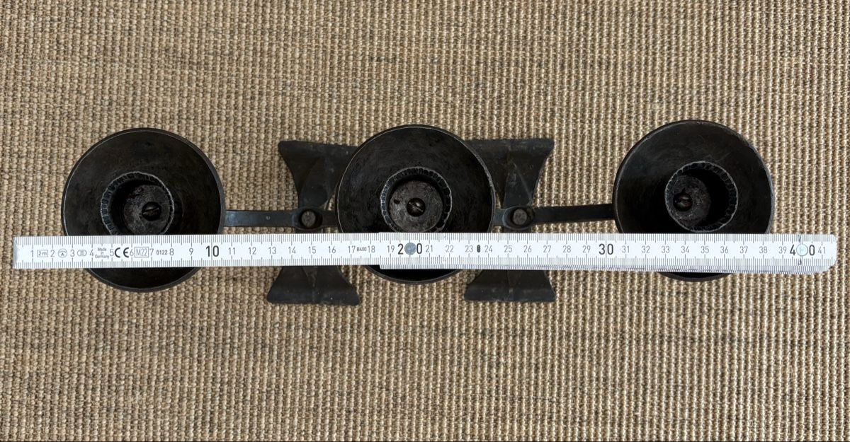 Portacandele: Schwarzer Kerzenständer aus Eisen, Handarbeit – Usato da Rothenburg venduto da meg_ln8t 6