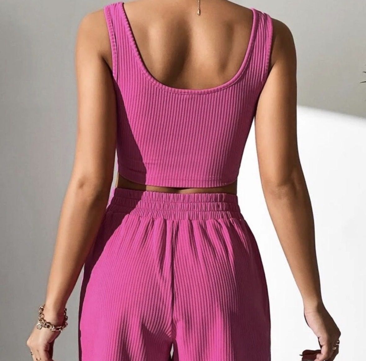 Top: Pinke Hose und Top im Set – Usato da Lausen venduto da sineri 1
